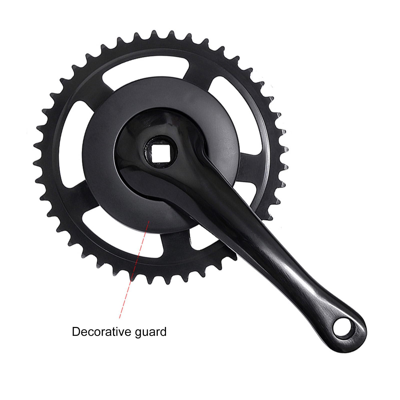 Amazon | 多機能 44T バイククランクセット 44T シングルスピード