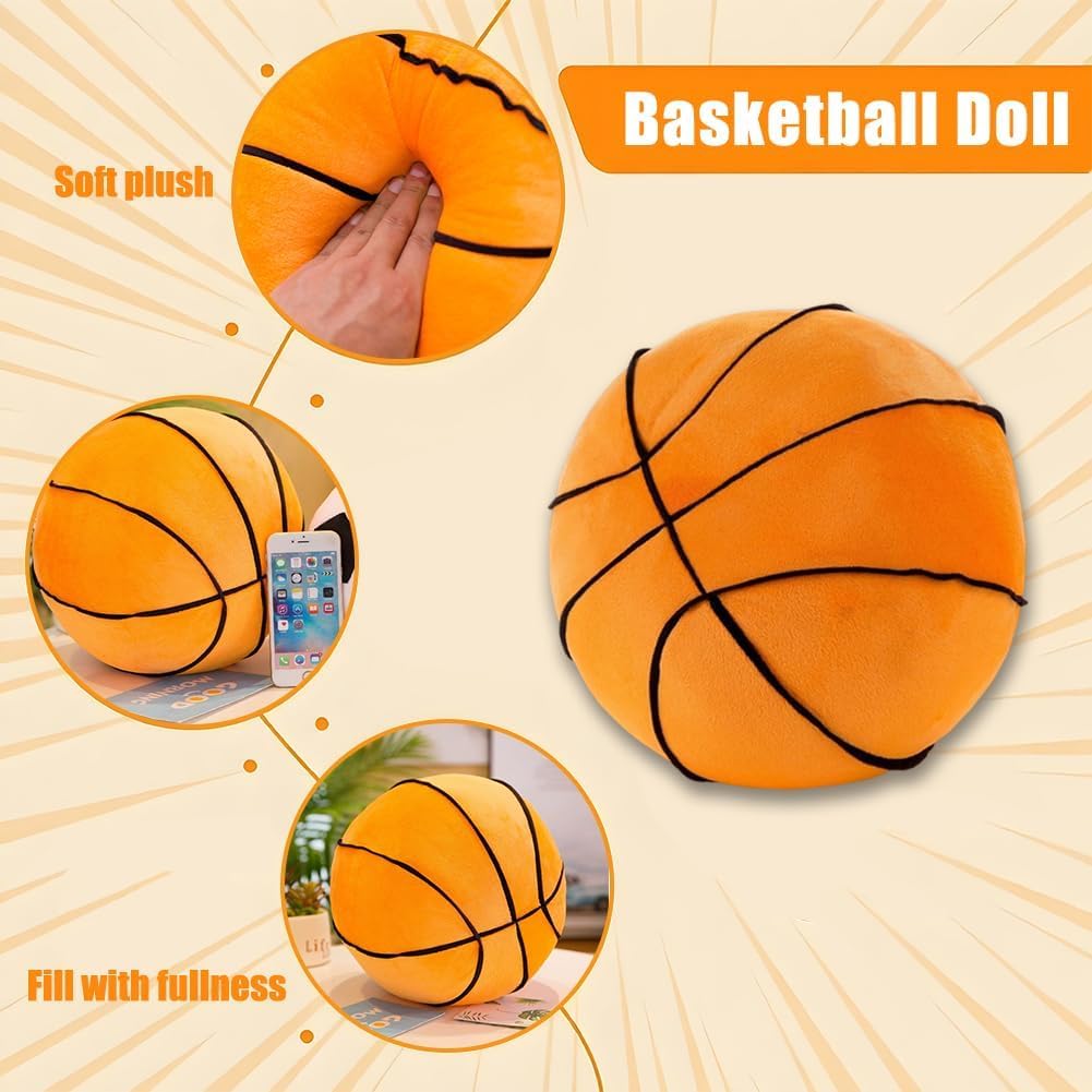 Peluche Basketball Poupée Porte-Clés Jouet Doux Cadeau Enfants