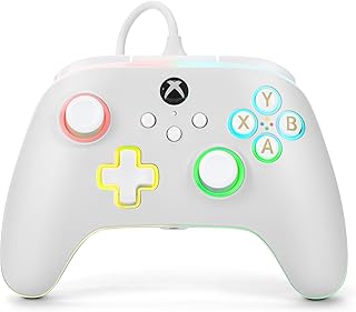 【国内正規品 2年保証】PowerA ルメクトラ アドバンテージ有線コントローラー - ホワイト Xbox Series X|S用 PC Windows 10/11 (公式ライセンス取得) XBGP0178-01