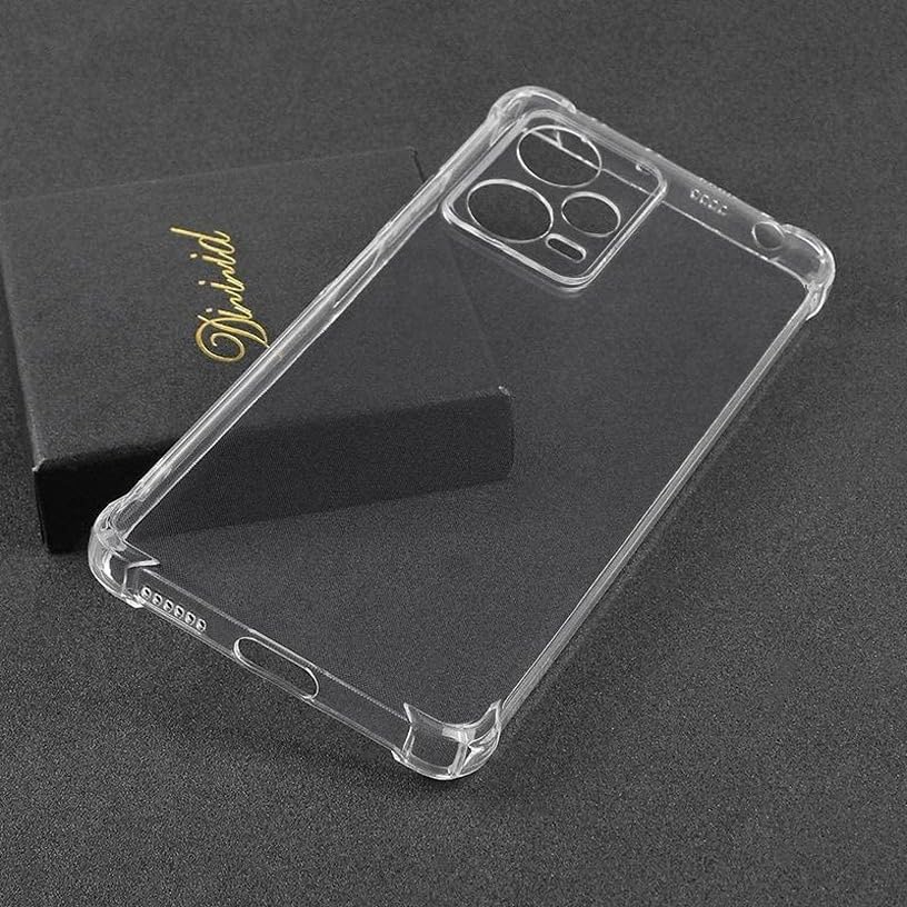 Image of BOXXO Flexible Back Cover for Mi Redmi Note 12 5G | Back Cover Transparent Clear Shockproof Case Four Corner Protection | Slim Protective Mobile Phone Cover for Mi Redmi Note 12 5G