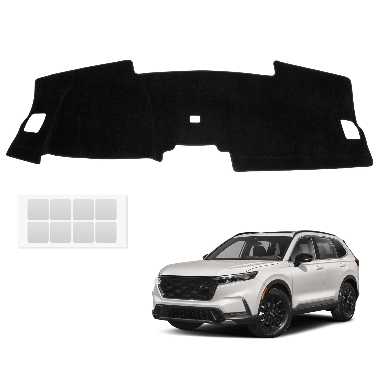 FETUSI Dashboard Cover Mat Compatible with Honda CRV CR-V 2023 2024 2025 Accessories Non-Slip Dash Cover Dash Mat Sunshade Anti-Glare Protector (