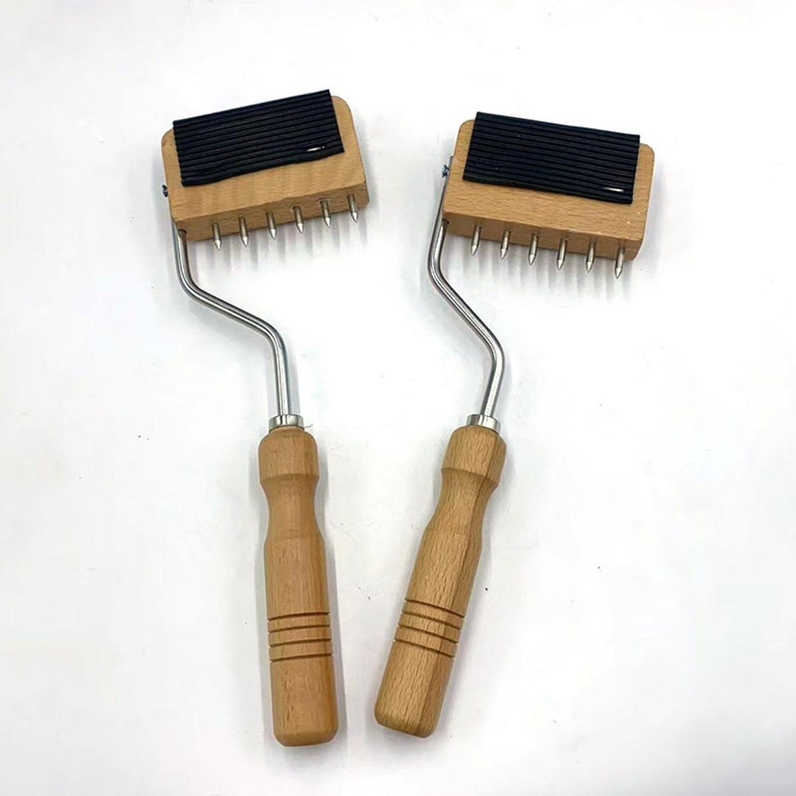 Tensor de correas, herramienta para tapicería cerca del marco, herramienta de estiramiento con mango de madera para alfombras, hogar, lienzo, cintas y