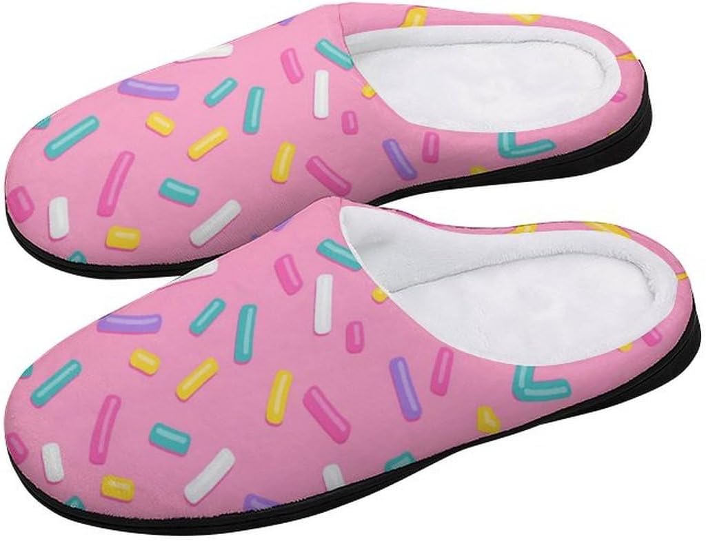 Magical Unicorn And Cloud Women's Cotton Slippers Indoor House Shoes Non Slip