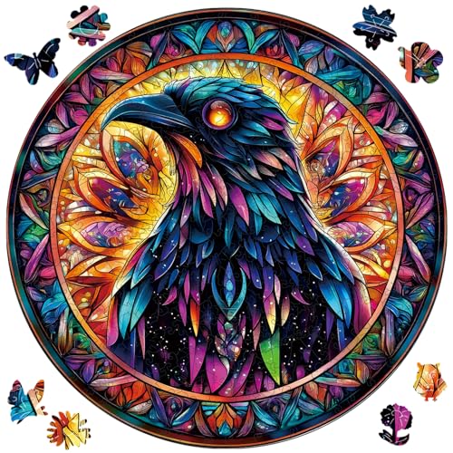 Reouinty Wooden Puzzle for Adults, Eagle Wood...
