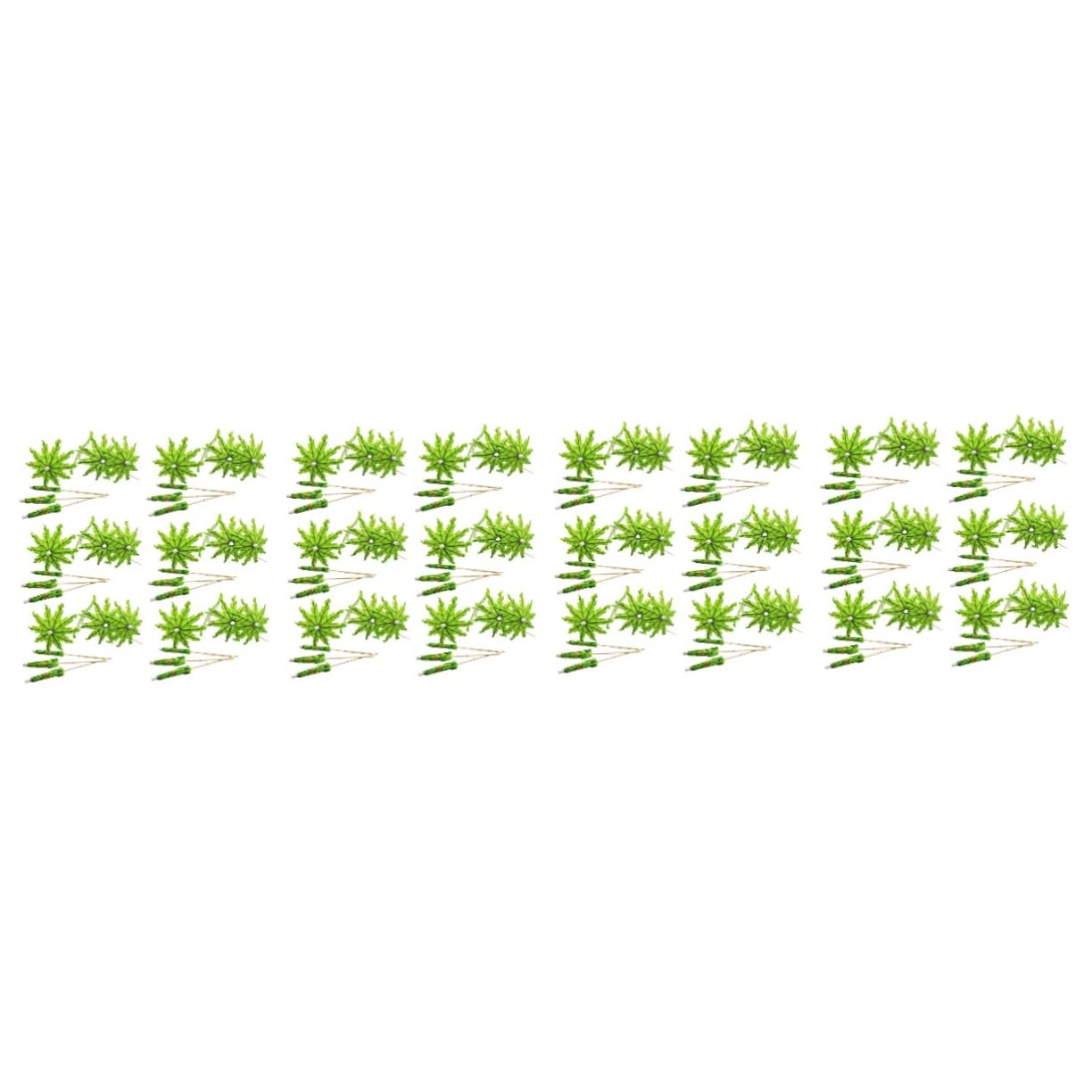 PRETYZOOM 200pezzi Ombrellini Decorativi Forma di Palma di Cocco per Cocktail e Stuzzicadenti Accessori per Feste Tropicali e Matrimonio per Bar e Eventi Estivi