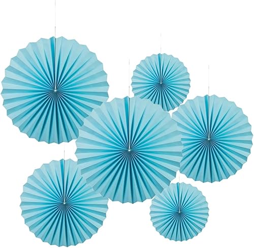 Miniatura 61 de MOWO Abanicos de papel rosa y naranja intenso, decoración de pared para colgar en el techo, decoración para otoño, otoño, Acción de Gracias, baby