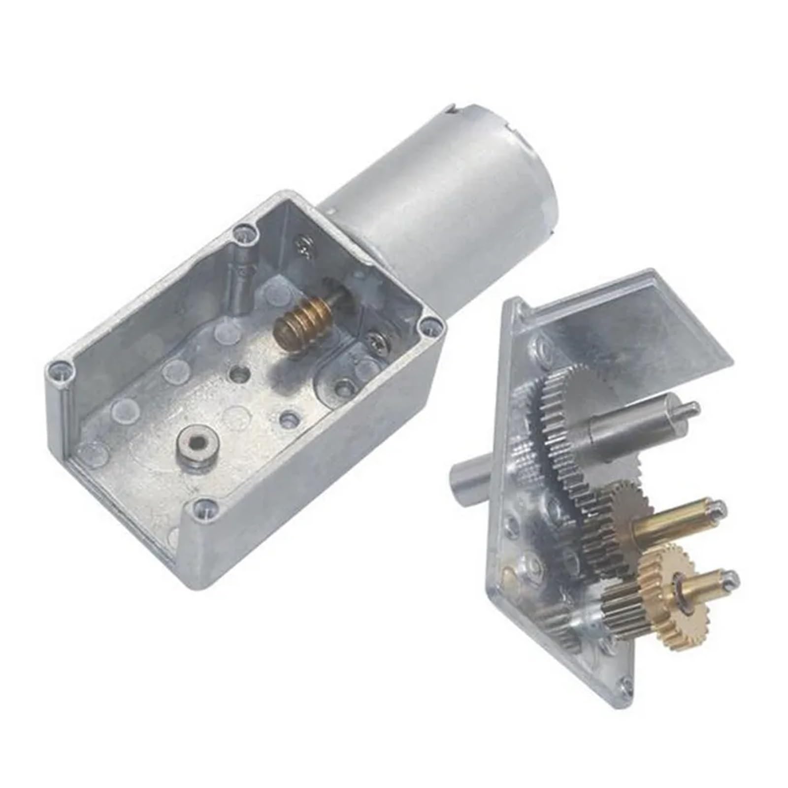 JGY-2430 Arrancador de Engranaje helicoidal de 12 V CC con Reductor de 10 RPM, Engranaje metálico de Alto par, Reverso, autobloqueo, sin escobillas, de Baja Velocidad