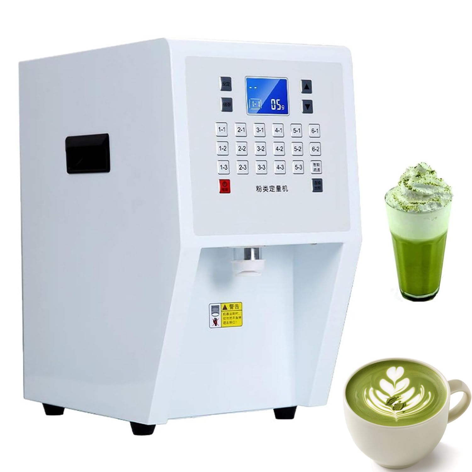 Automatischer Pulverdosierer,Elektrischer Pulverdosierer Mit Digitalanzeige,3,5l Fassungsvermögen,Einfache Bedienung,Zuverlässig Für Zucker Kakao,Fruchtpulver Und Bubble-Tea-Ausrüstung