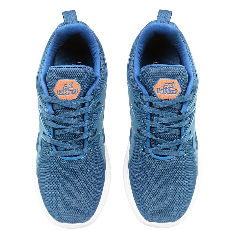 Image of Lakhani Aayushman Men's Sports Shoes with Supreme Comfort Cushioned Insole | Running Walking, Gym Training Jogging Athletics| Comfortable & Stylish| Casual & Lightweight | Lace-Up Shoes Gent's Boy's