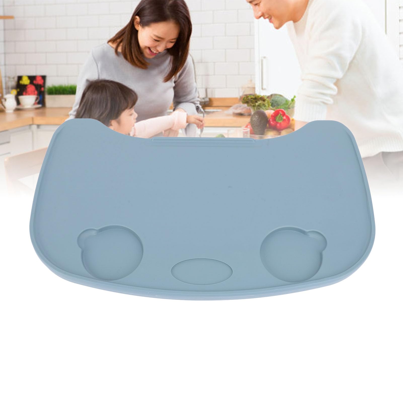 Wheelchair Lap Tray, Wheelchair Tray Table Portable for Home Elderly (Gray)