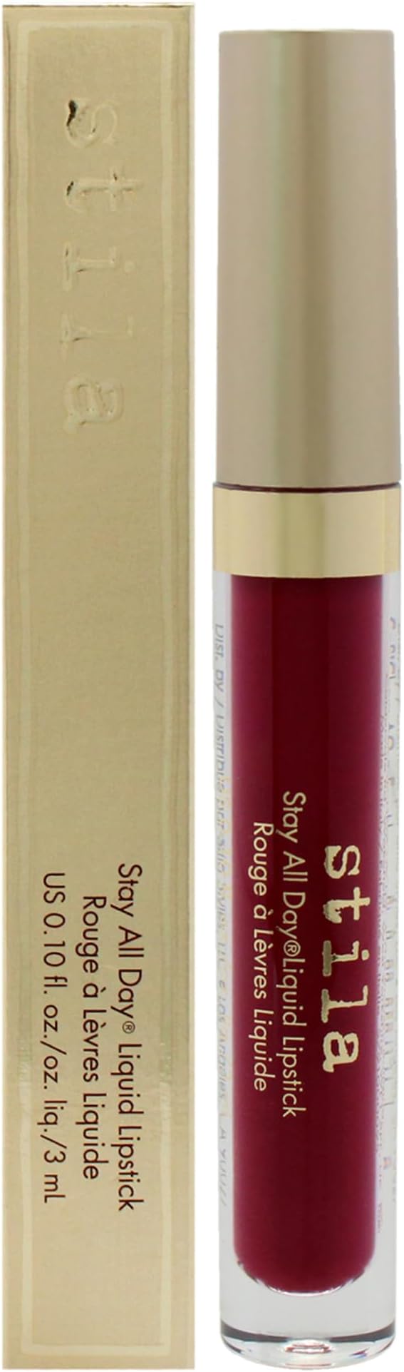 Stay All Day Liquid Lipstick Bacca for Women 0.1 oz, Dark Violet