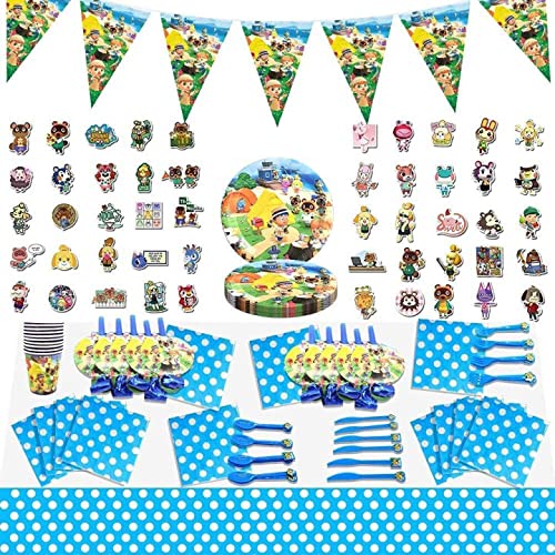 image for KOOMOVER Animal Crossing Party Supplies Party Favors Birthday Party De