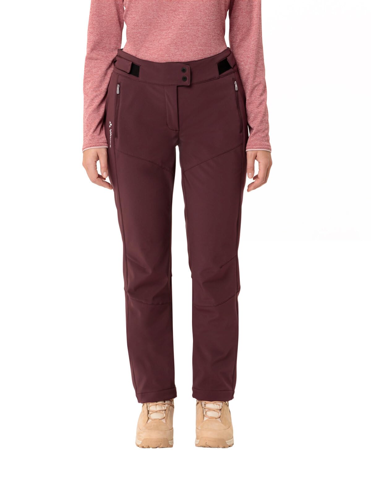 VAUDE Hosen Women's Elope Softshell Pants Dark Oak 42 Normal
