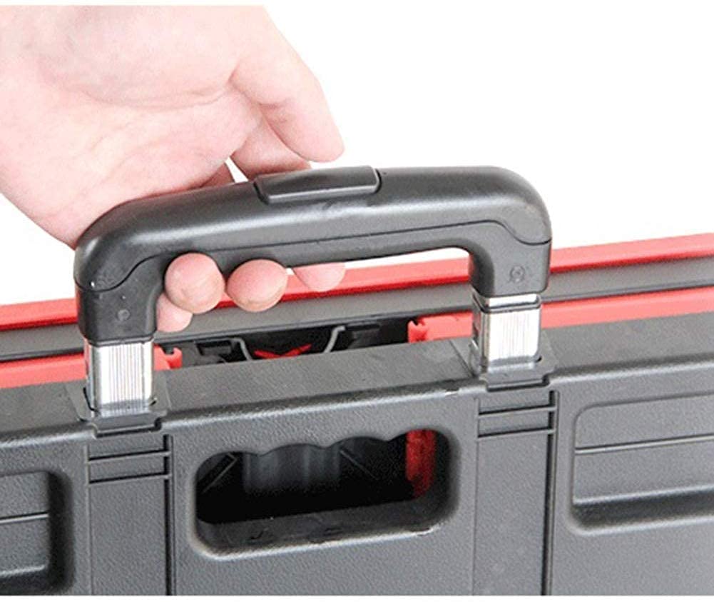 Carro de Almacenamiento Multifuncional, Cocina Carros Utilitarios de Almacenamiento Plegable Aleación de Aluminio Ingeniería Plástico Rojo Rueda de Poliuretano Ligero Alta Capacidad, 20 Kg Carr
