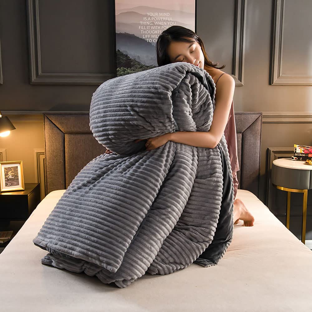 Housse de couette cocon en peluche pour décor de chambre moderne