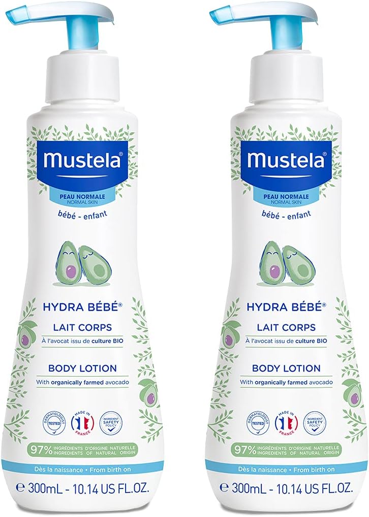 Hydra Bebe Body Lotion with Organically Farmed Avocado, 300 ml, Pack of 2