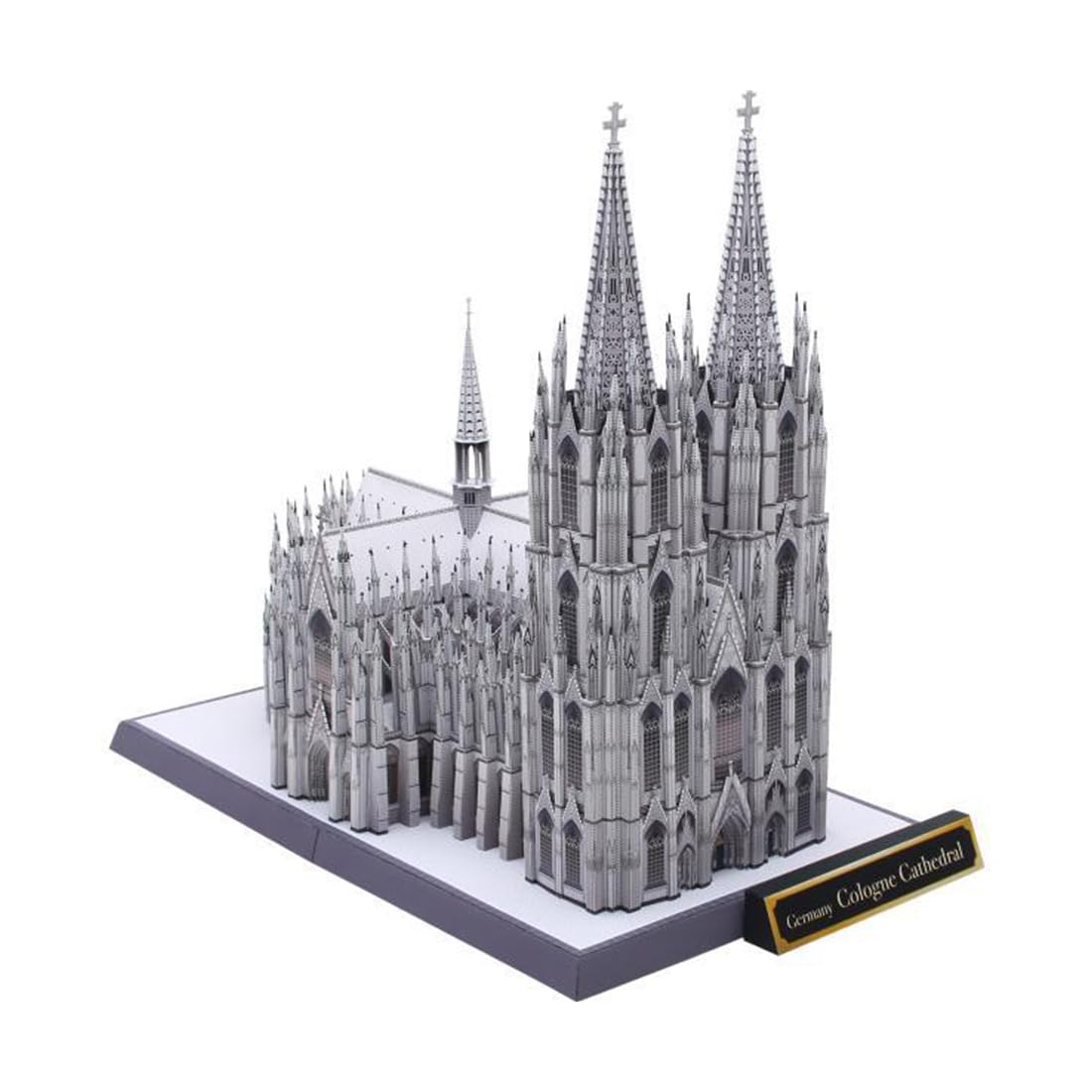 NULA Cologne Cathedral DIY Paper Model Kit, Gothic Architecture Building Replica, Landmark Craft Construction Project for Adults Hobbyists