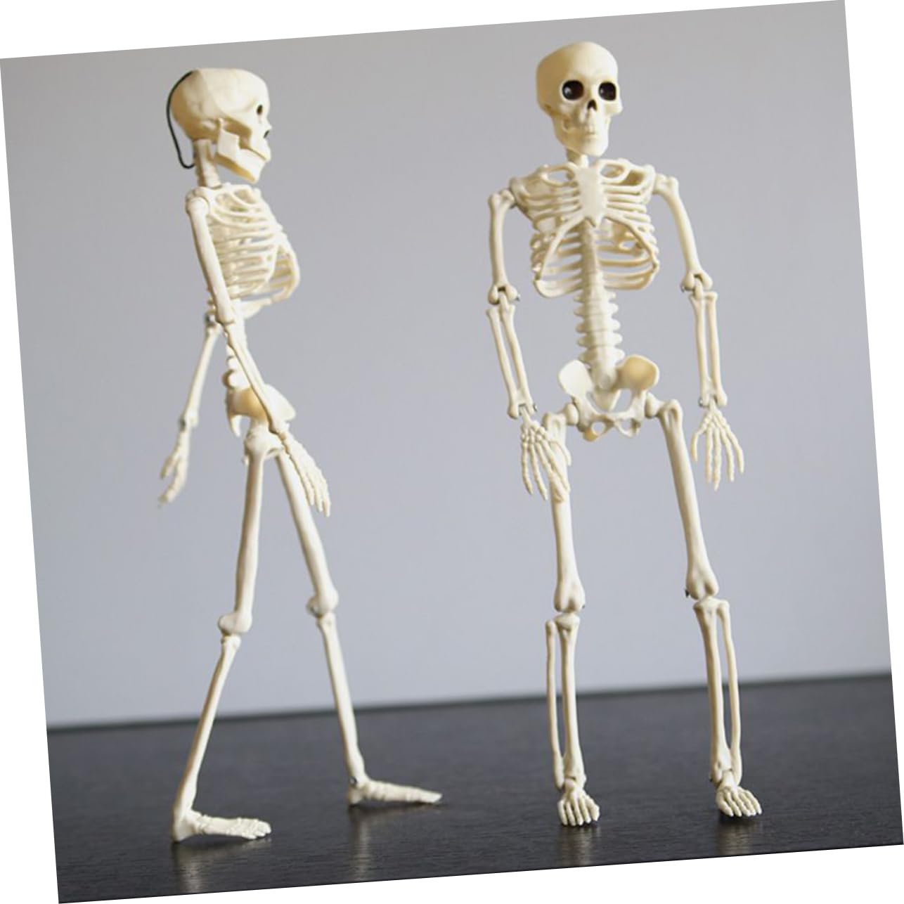 BESTonZON 4 Pz Scheletro di Halloween scheletro decorazione della casa stregata oggetti di scena 4 pezzi halloween party regalini halloween arredamento scheletro di Halloween plastica