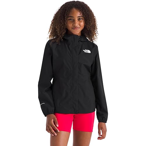 THE NORTH FACE Girls' Antora Rain Jacket | Waterproof, Breathable, 3-piece Hood, Secure Zip Hand Pocket