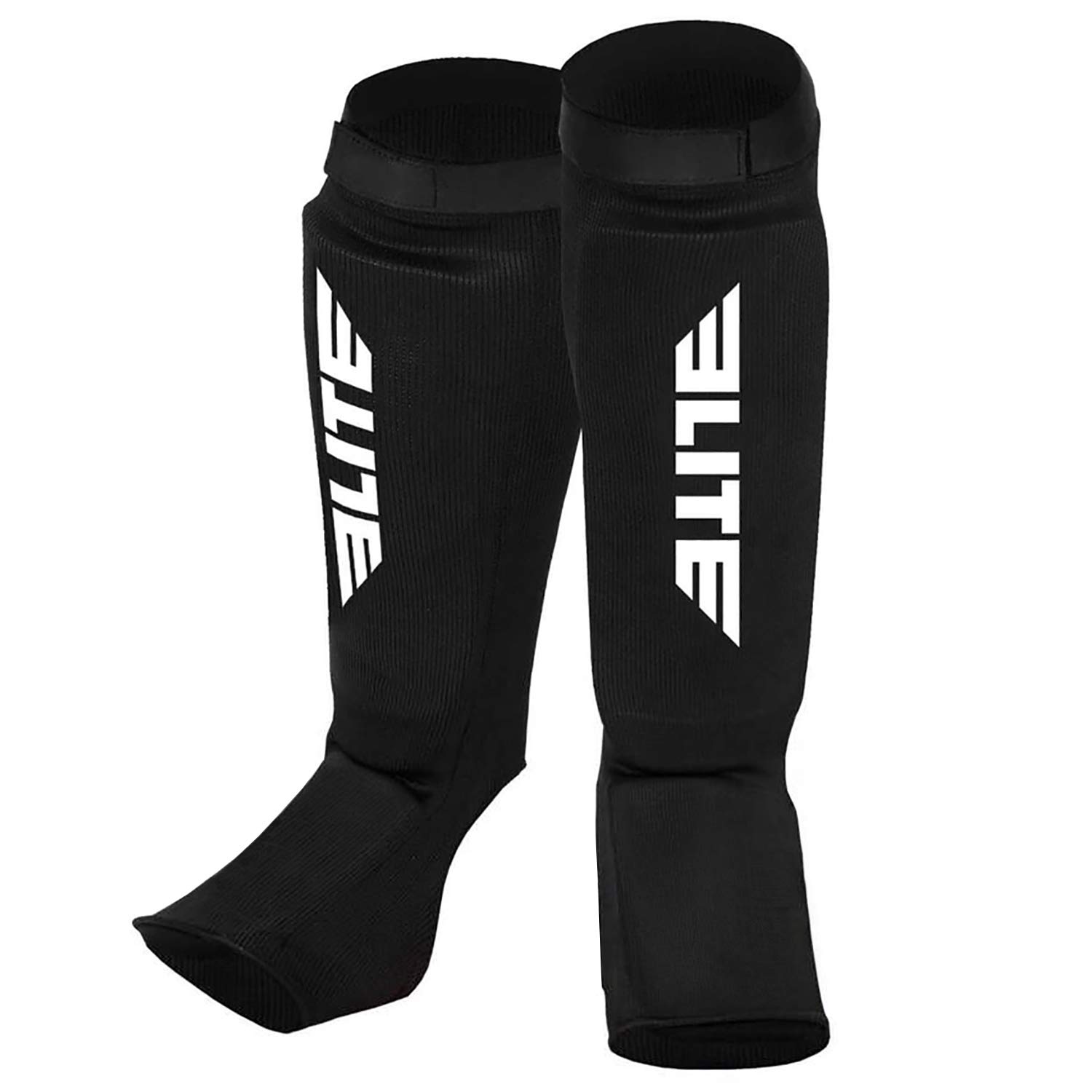 Muay Thai MMA Kickboxing shin Guards, Elite Sports Instep Guard Sparring Protective Leg shin Kick Pads for Adults, Kids, Youth