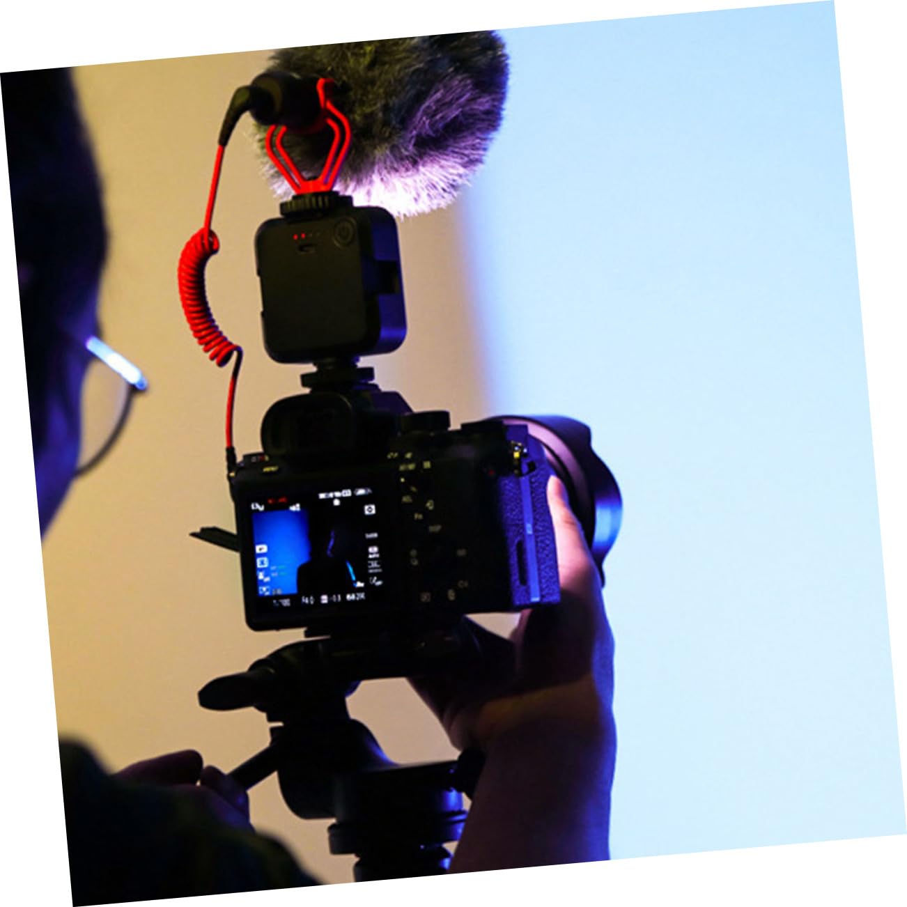 ARTIBETTER Clip Fill Light for Phone Rechargeable Clip 25-100% Brightness Perfect for Live Broadcast Photography