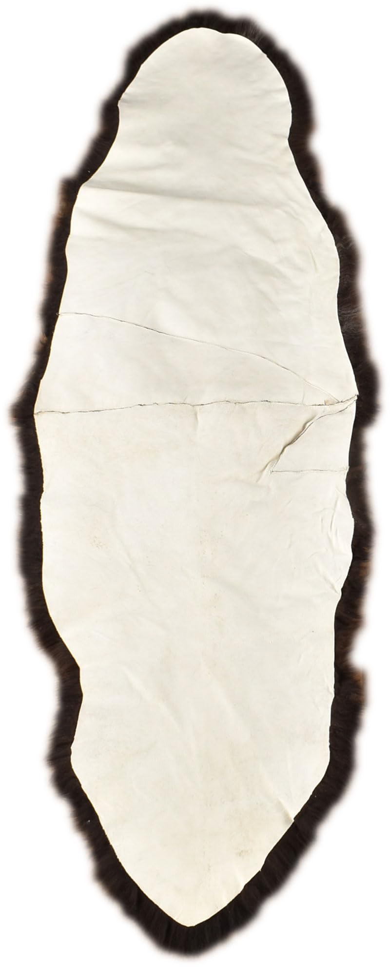 generisch Island LAMMFELL Teppich DOPPEL Fell BETTVORLEGER SCHWARZ Natur CA. 180 x 60 cm Fell Teppich KURZWOLLIG AUS 2 Island LAMMFELLEN BETTVORLGER ÜBERWURF Dunkelbraun SCHWARZ Natur