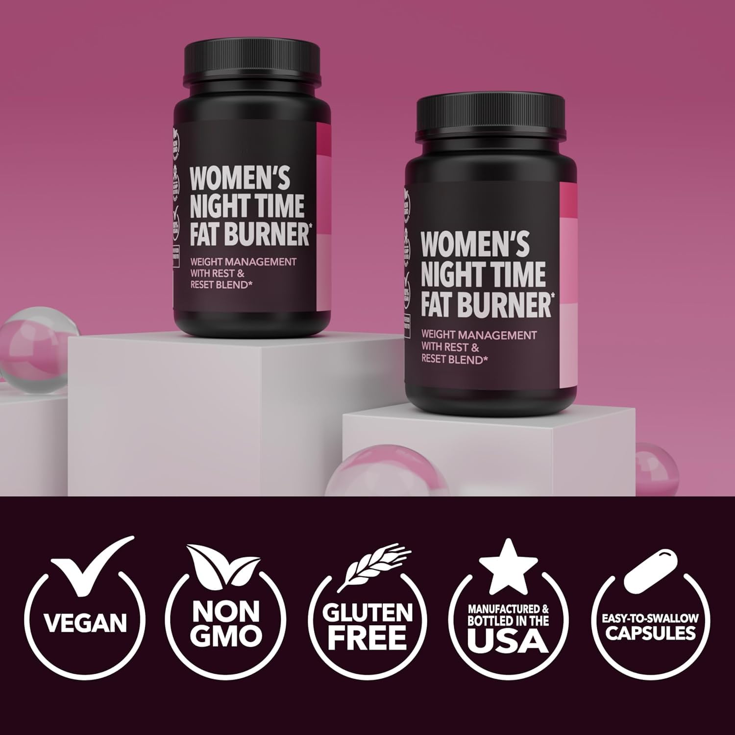 Brûleur de graisse nocturne pour femme – Coupe-faim pour la perte de poids