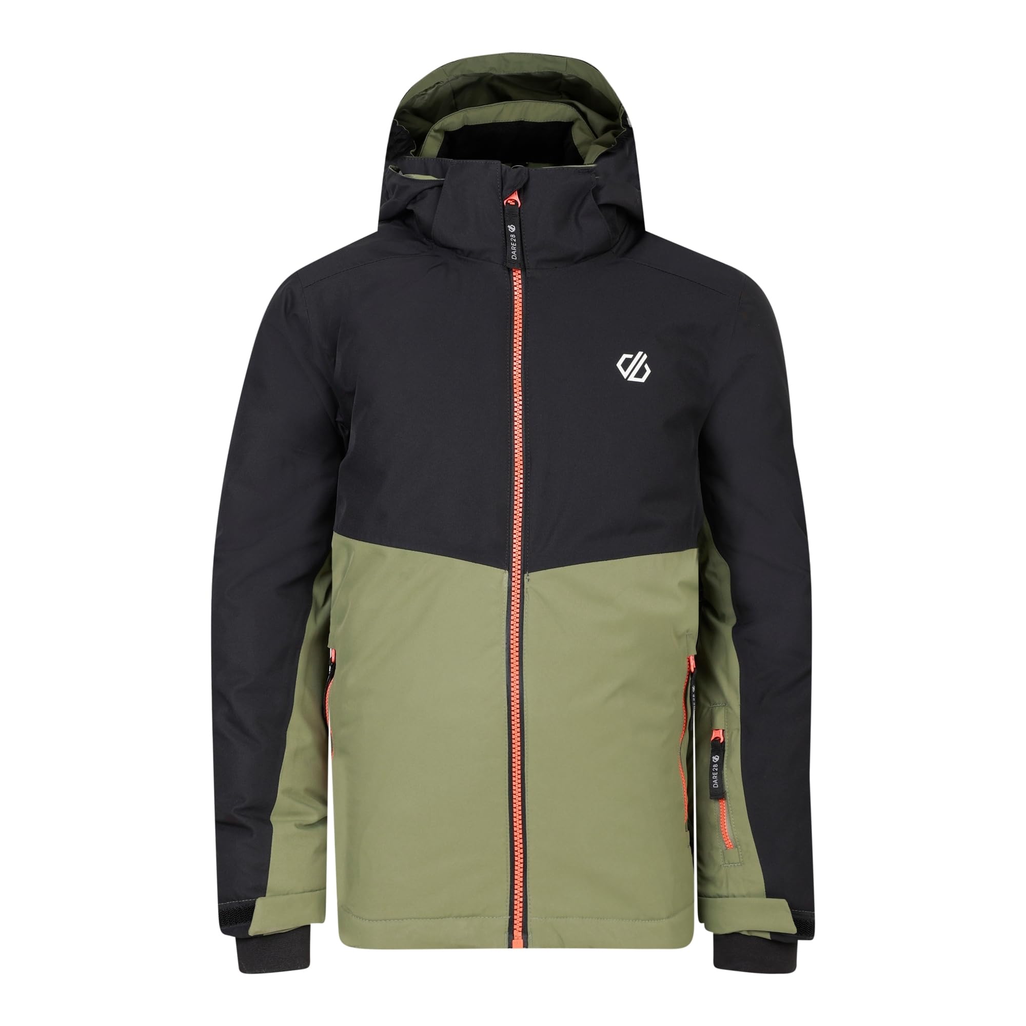 Dare 2b Unisex Kids Imposeivjacket Ski Jacket, Olivine Green/Black, 3-4 Years EU