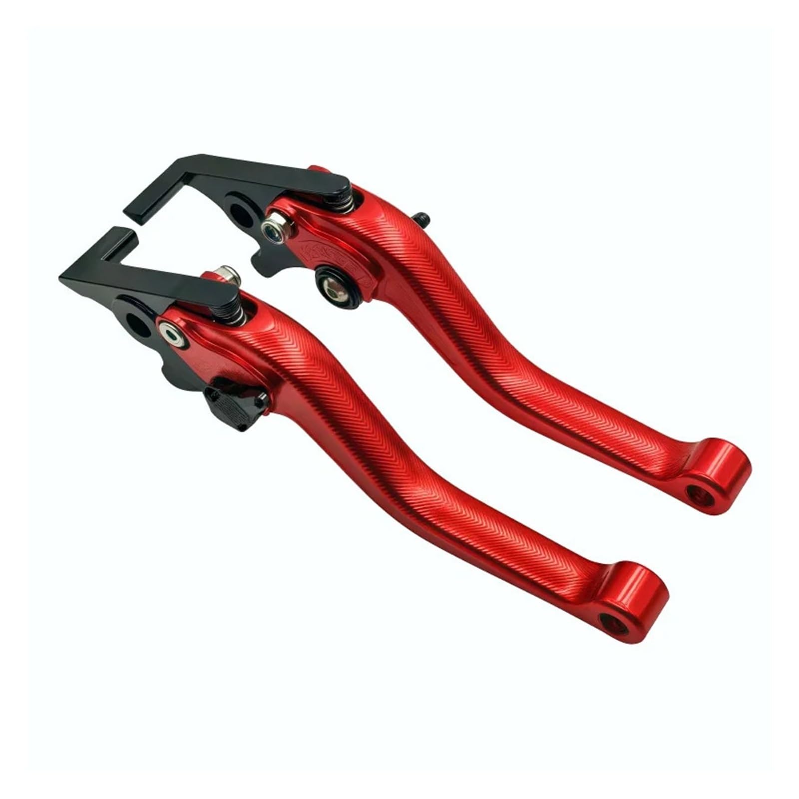 Wnftyske Red Motorcycle Brake Clutch Lever Pivot Levers 3D Clutch Lever Brake Set For Kawa&Saki For Nin&Ja 400R 2011 Adjustable Handle Levers Motorcycle Parts