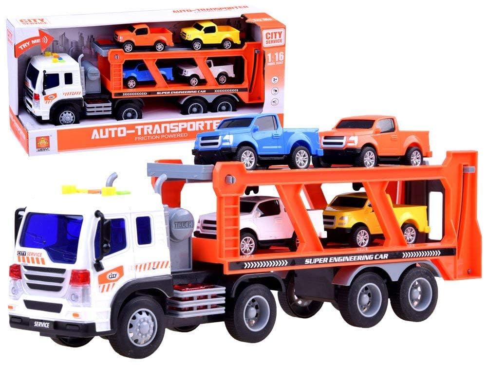 Truck, Super Construction Truck Trailer Platform Truck (Multicolour