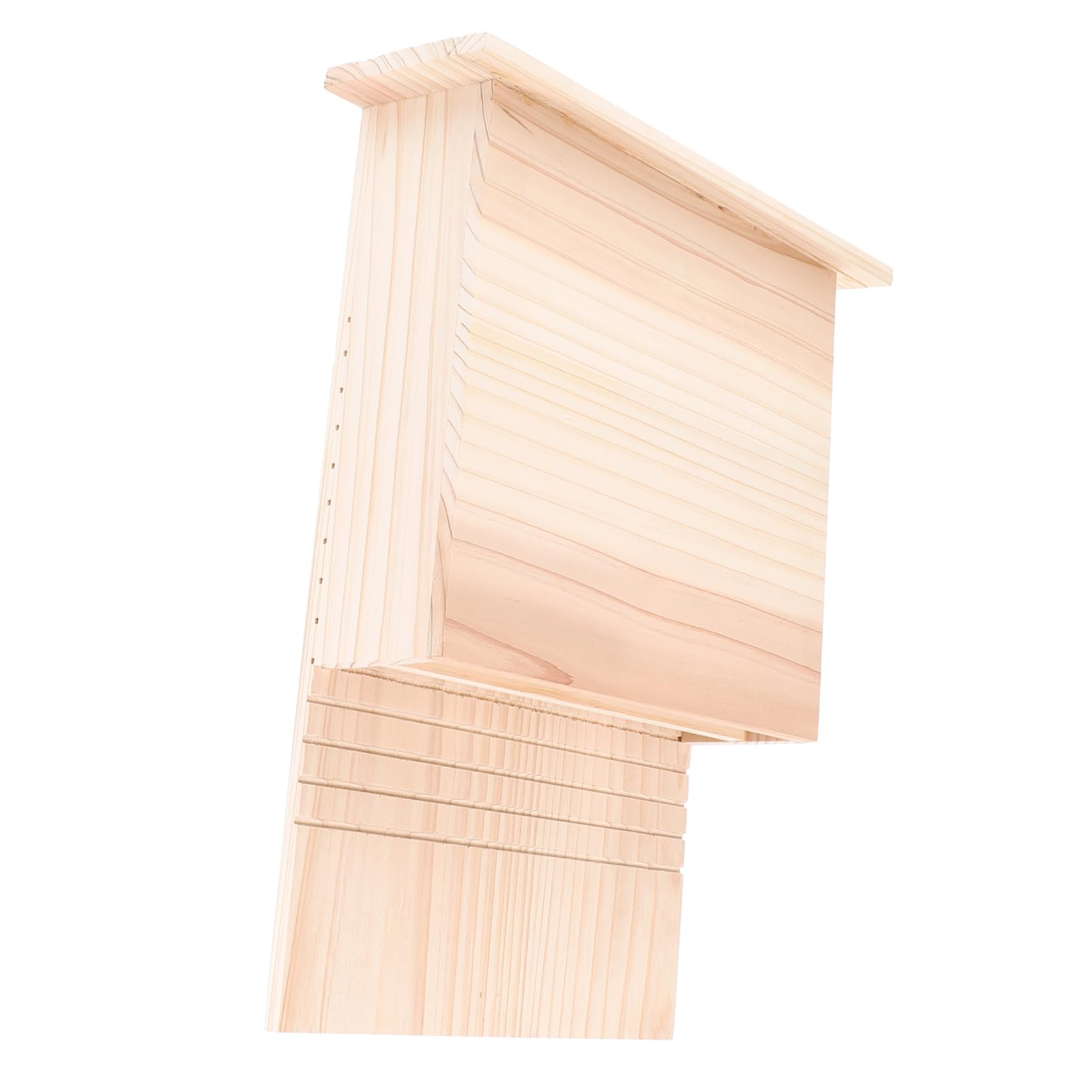 Bat House Aus Wetterfestes Fledermaushaus Für Garten Und Einfache Montage Fledermausunterkunft Für Außenbereich Natürliche Holzoptik