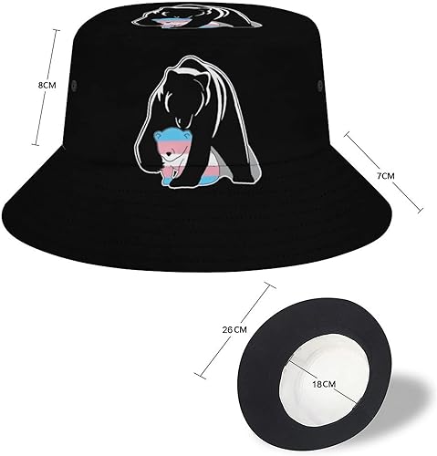 Miniatura 2 de Mama Bear - Sombrero de pescador unisex para viajes, playa, sombrero de pescador, sombrero de safari al aire libre
