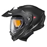 AT960 Cold Weather Adventure Snowmobile Modular Helmet Dual Pane Shield with Breath Box and Bluetooth Ready Speaker Pockets Solid (Matte Black - Medium)