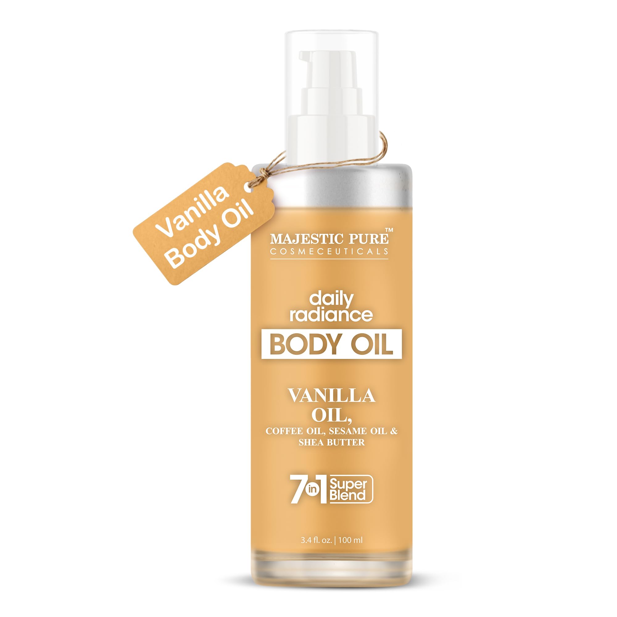  Majestic Pure Vanilla Body Oil for Deep Moisturizing with Shea Butter, Coffee, and Sesame Oils
| Radiant Scented Shea B