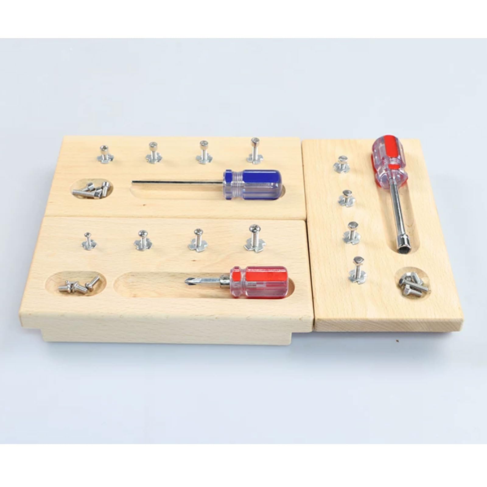 Set Tavole cacciavite Legno Montessori