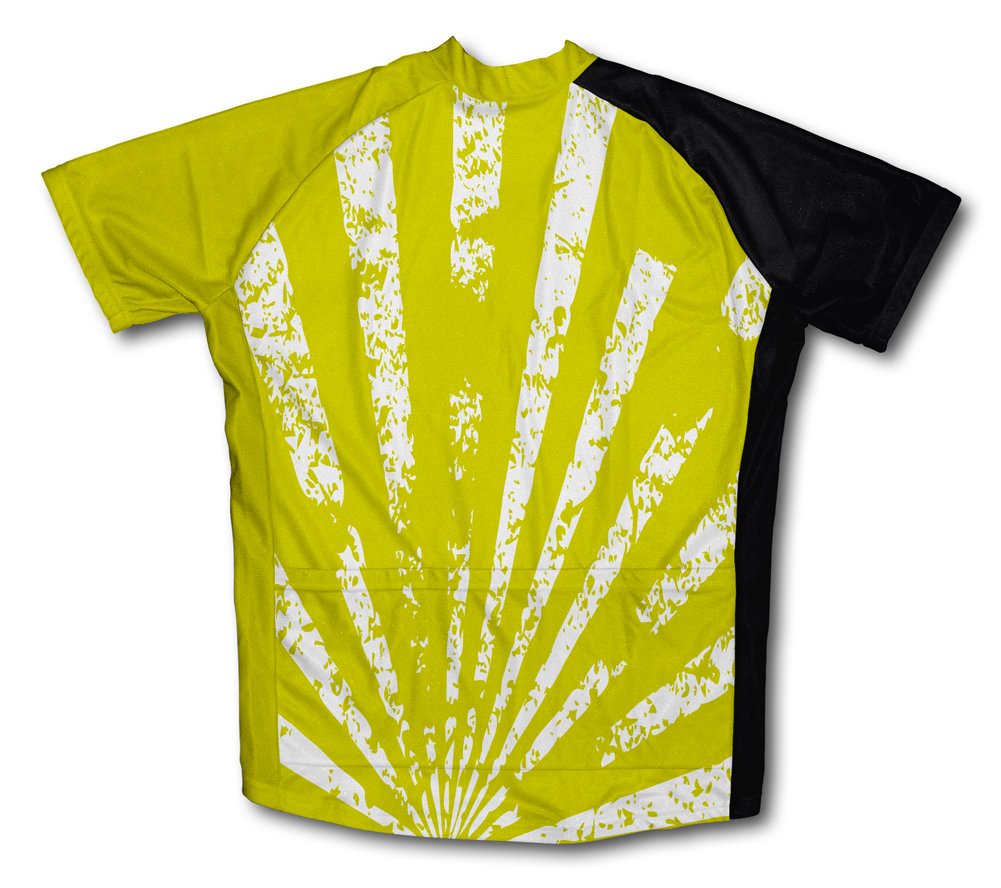 ScudoPro Bike Treads Short Sleeve Cycling Jersey for Youth - Size S Green