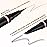 LAVONE Eyebrow Pencil Makeup Kit, with Waterproof 2-IN-1 Microblading Eyebrow Pen, Eyebrow Pomade, Eyeliner and Dual-ended Eyebrow Brush, Brow Pencil Kit for Natural Eyebrows - Ebony