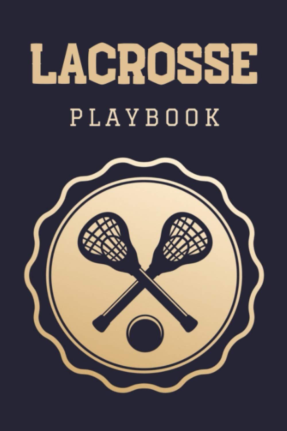 Lacrosse Playbook: Practical Lacrosse Game Coach Play Book | Coaching Notebook with Blank Field Diagrams for Drawing Up Plays, Drills, Planning Tactics & Strategy | Gift for Coaches & Team Players