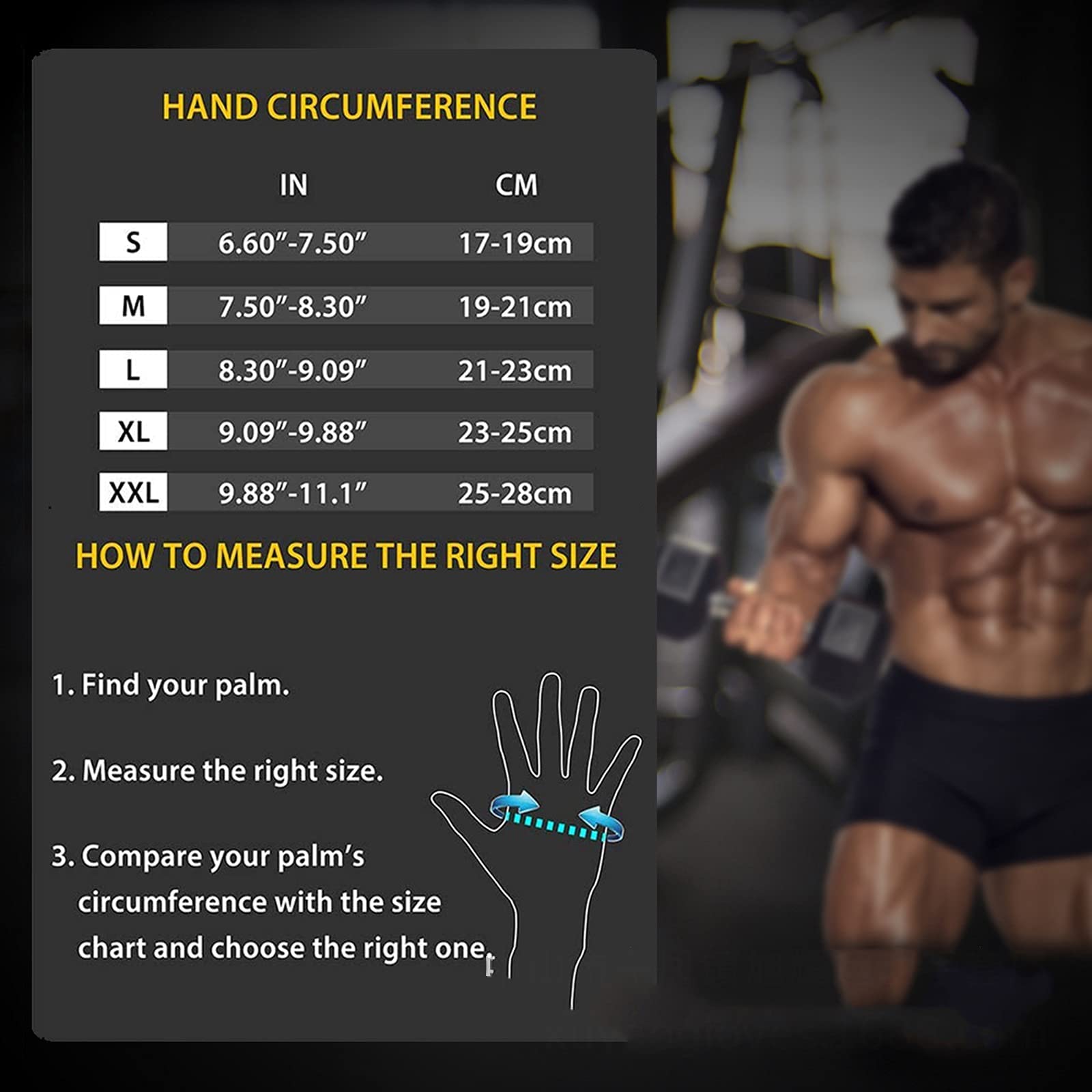 Guanti da allenamento per sollevamento pesi da donna e uomo, guanti da palestra,zione imbottita antiscivolo sul palmo, ideali per fitness, bodybuilding, powerlifting, allenamento della forza