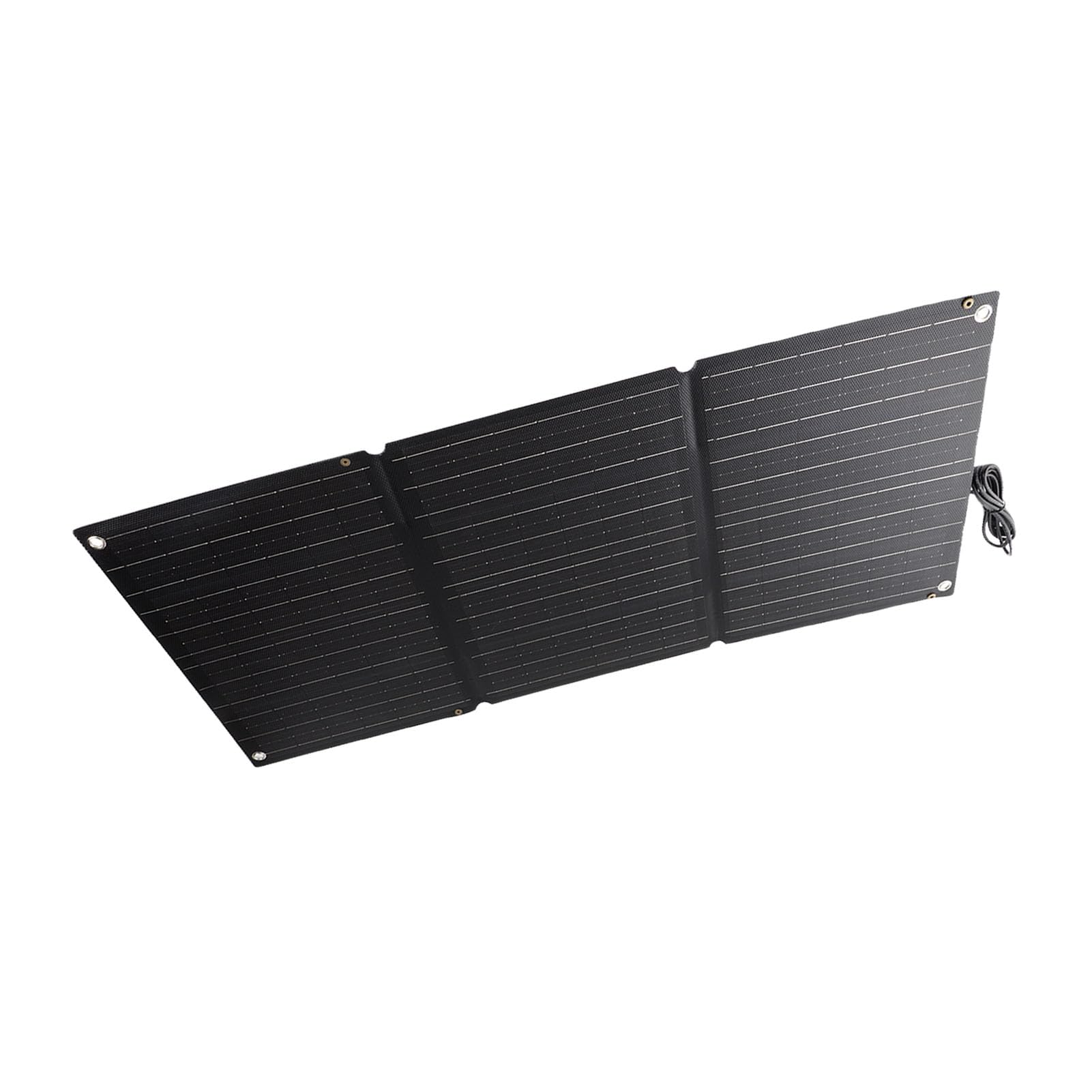 Denash Przenośny Panel Słoneczny 100W, Składany Panel Fotowoltaiczny | Kompaktowy, wodoodporny, podwójne wyjście USB, do użytku na zewnątrz