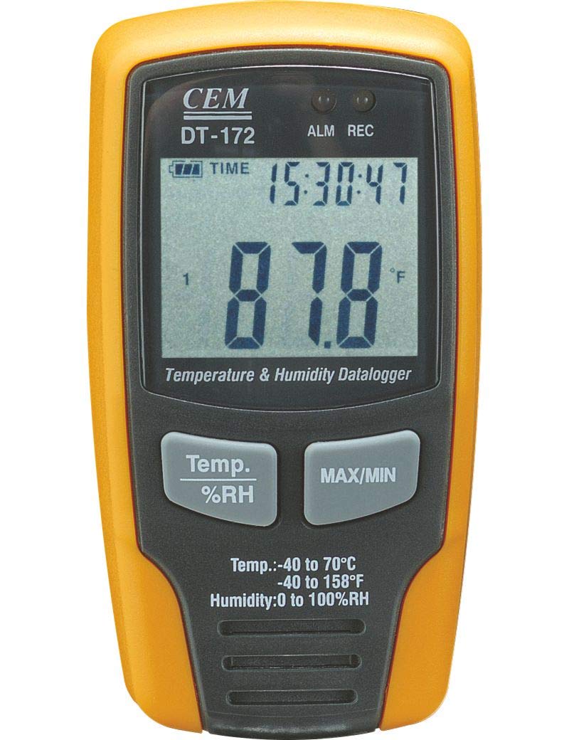 CEM DT172 Temperature Humidity Hygrometer Data Logger with Display