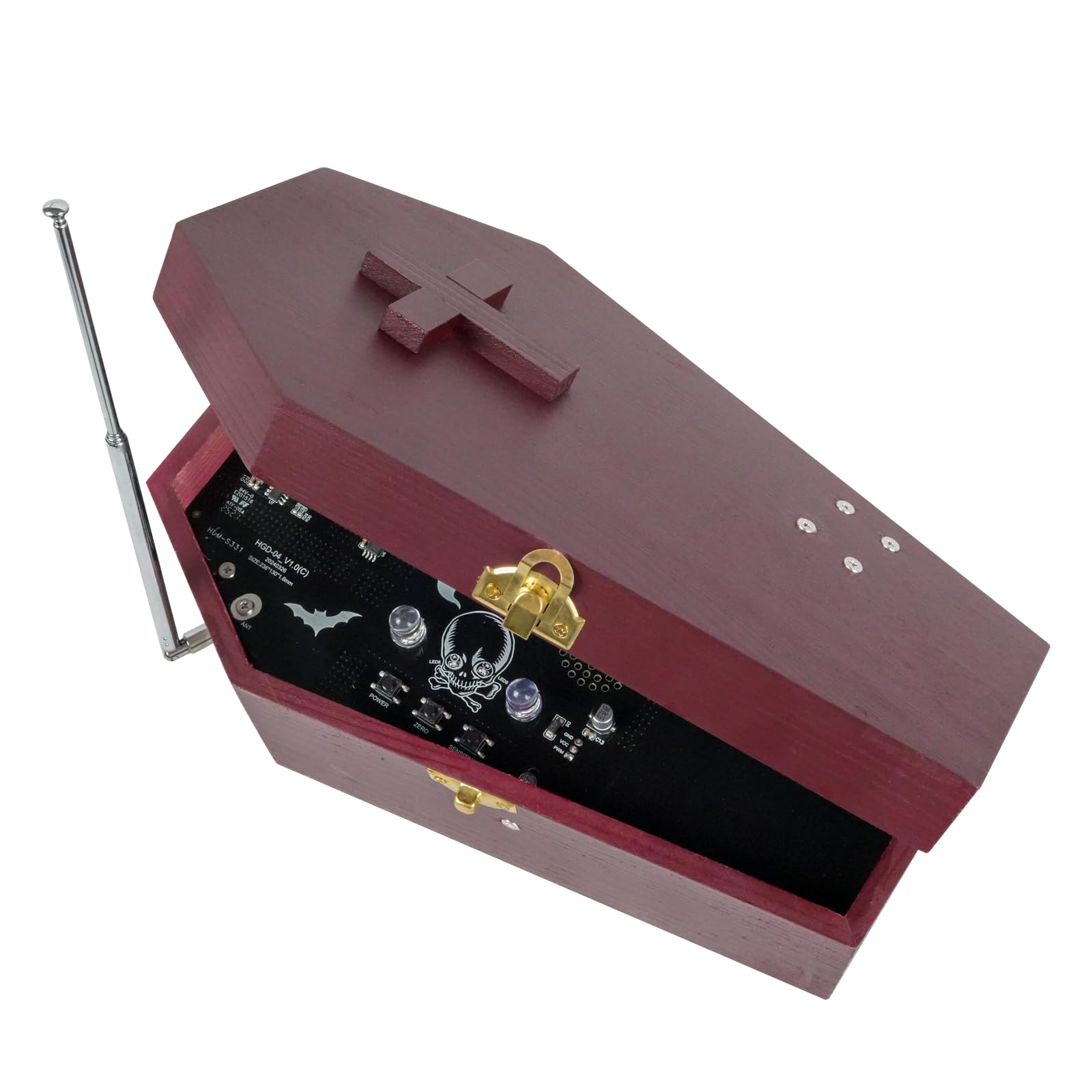 Ghost Hunting Equipment, Briidea Paranormal Detection Kit Music Box, Taking You to Experience The Thrilling Ghost Research Activities and Seances, Red