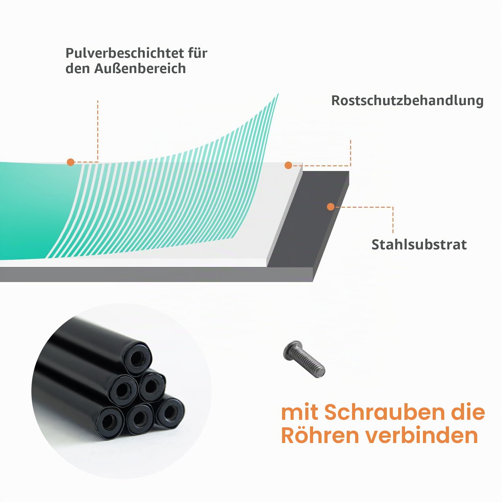Mr.Ton Metall-Gartenbogen, 20 cm hoch x 150 cm breit, stabile Metalldorn mit scharfen Enden zum Klettern von Ranken und Pflanzen, Hochzeiten, Quinceaneras, Party-Dekoration, schwarz