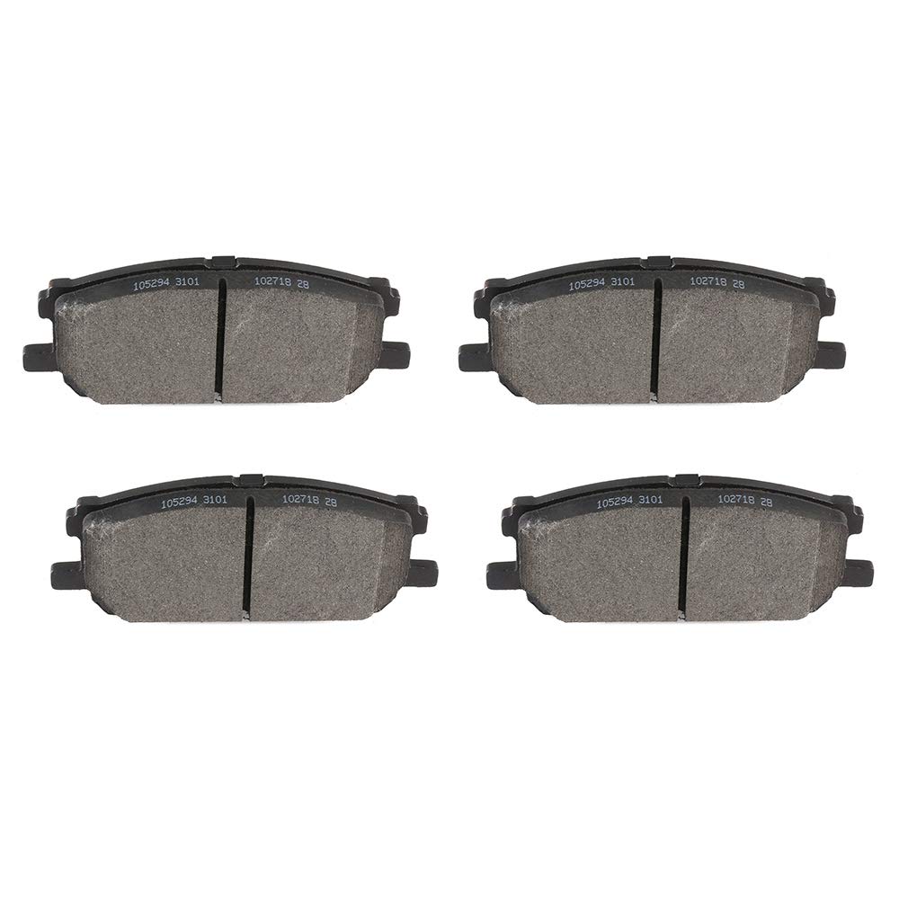 cciyu D1005 Ceramic Front Brake Pad Set For 2004-2006 For Lexus RX330,2007-2009 For Lexus RX350,2006-2008 For Lexus RX400h,2006-2007 For Toyota For Highlander