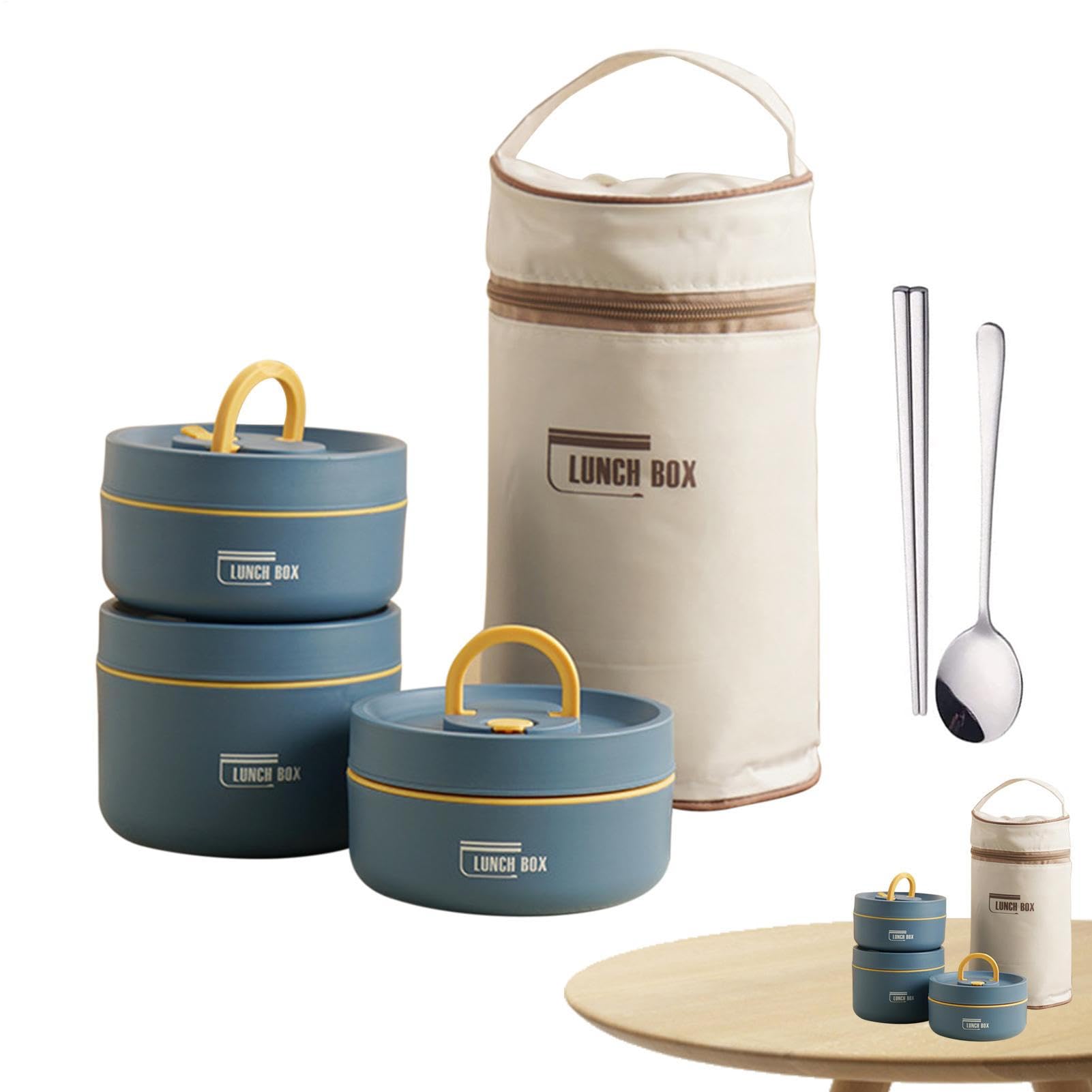 Boîte à aliments - Récipient alimentaire isolé | Ensemble de boîtes à