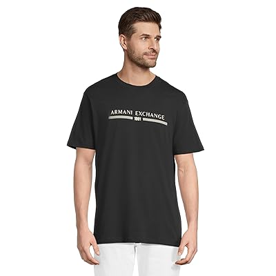 Armani Exchange 1991 Chest Logo T shirt Men
