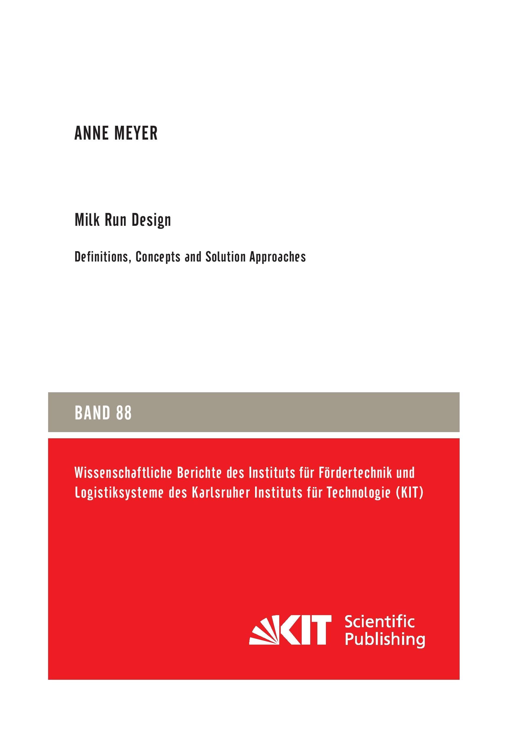 Buy Milk Run Design: Definitions, Concepts and Solution Approaches — BookShops.in