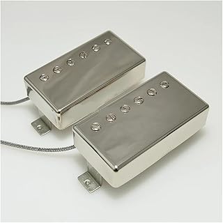 Pickup Classic Nickel Pickup Braided Wire Chrome Cover For Electric Guitar guitar pickup set
