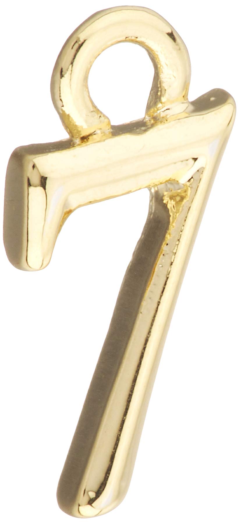 Amazon | 日本紐釦貿易(Nippon Chuko) 数字チャーム ゴールド W5×H9mm