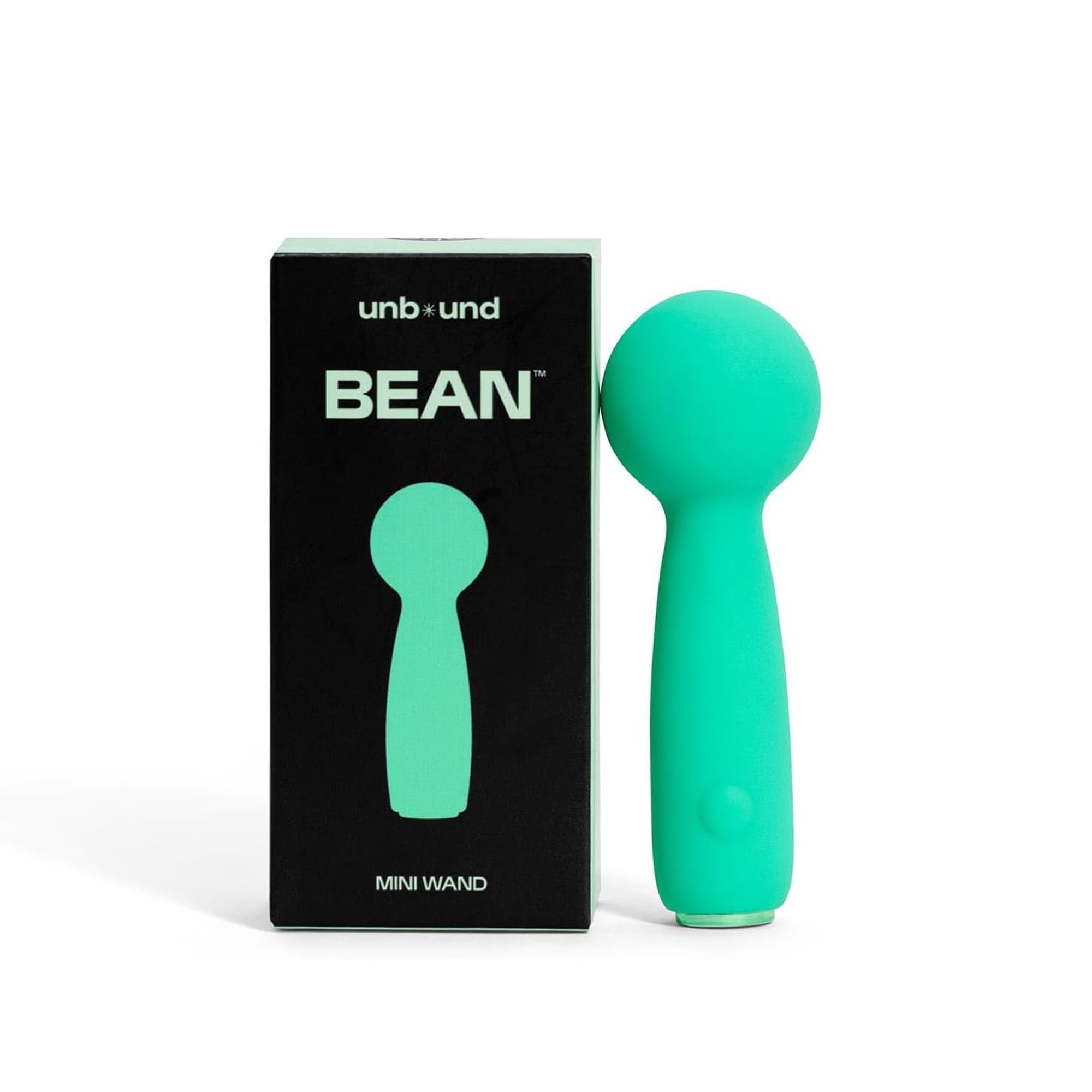Unbound Bean Vibrator Mini Personal Vibrator for Women Pocket Size Powerful Mini Wand Portable with 3 Speeds and